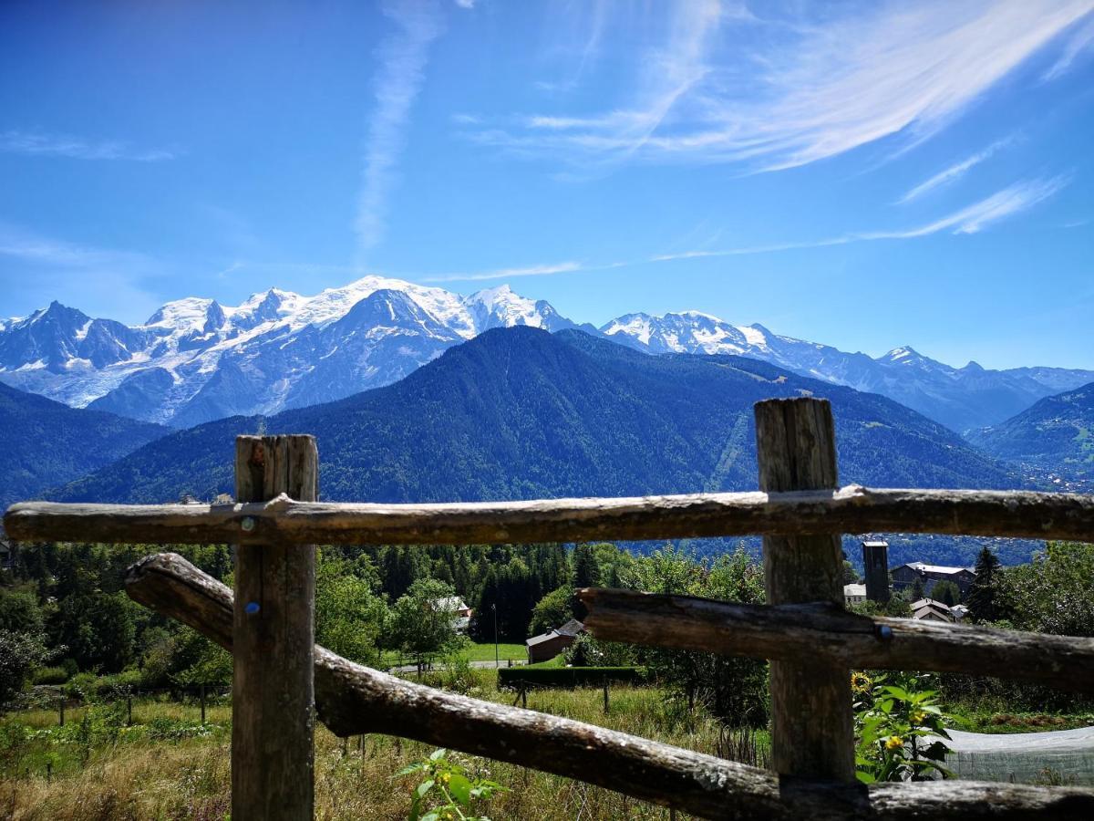 Apartamento Duo Des Alpages Vue Exceptionnelle Sur Le Mont Blc Saint-Gervais-les-Bains Exterior foto