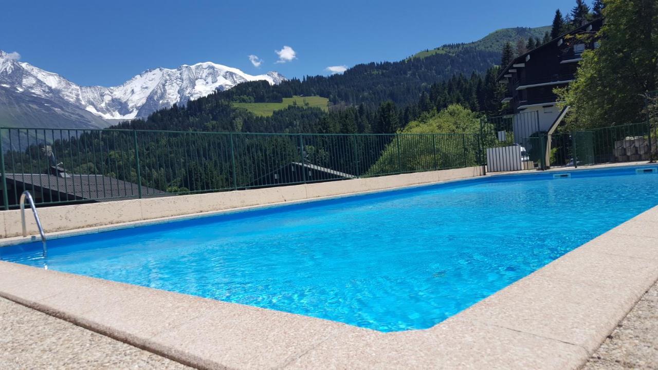 Apartamento Duo Des Alpages Vue Exceptionnelle Sur Le Mont Blc Saint-Gervais-les-Bains Exterior foto
