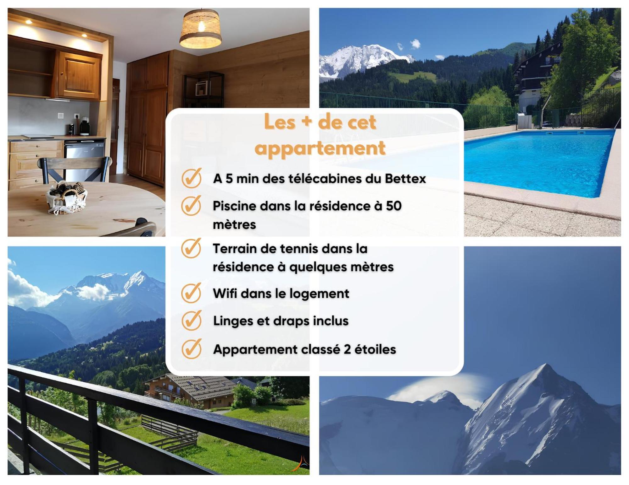 Apartamento Duo Des Alpages Vue Exceptionnelle Sur Le Mont Blc Saint-Gervais-les-Bains Exterior foto